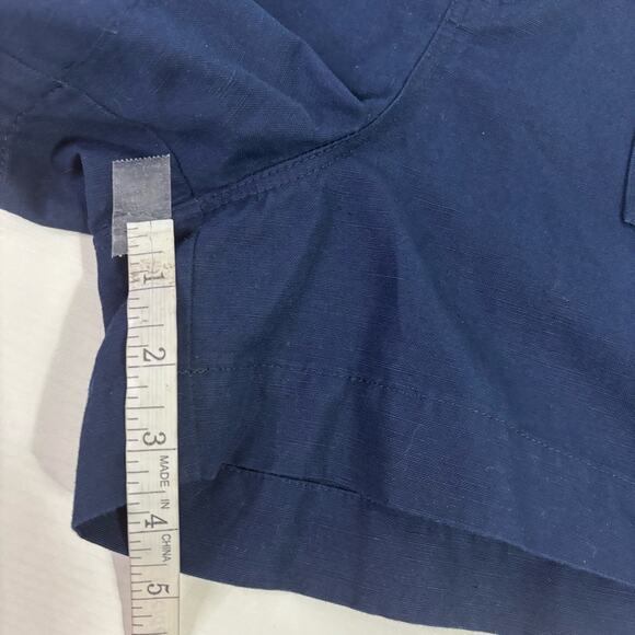 NWT Banana Republic Navy Blue Shorts with Silver Accents and Belt Size 16 FF0604 - Picture 6 of 8